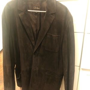 Men’s Brown suede Cole Haan jacket